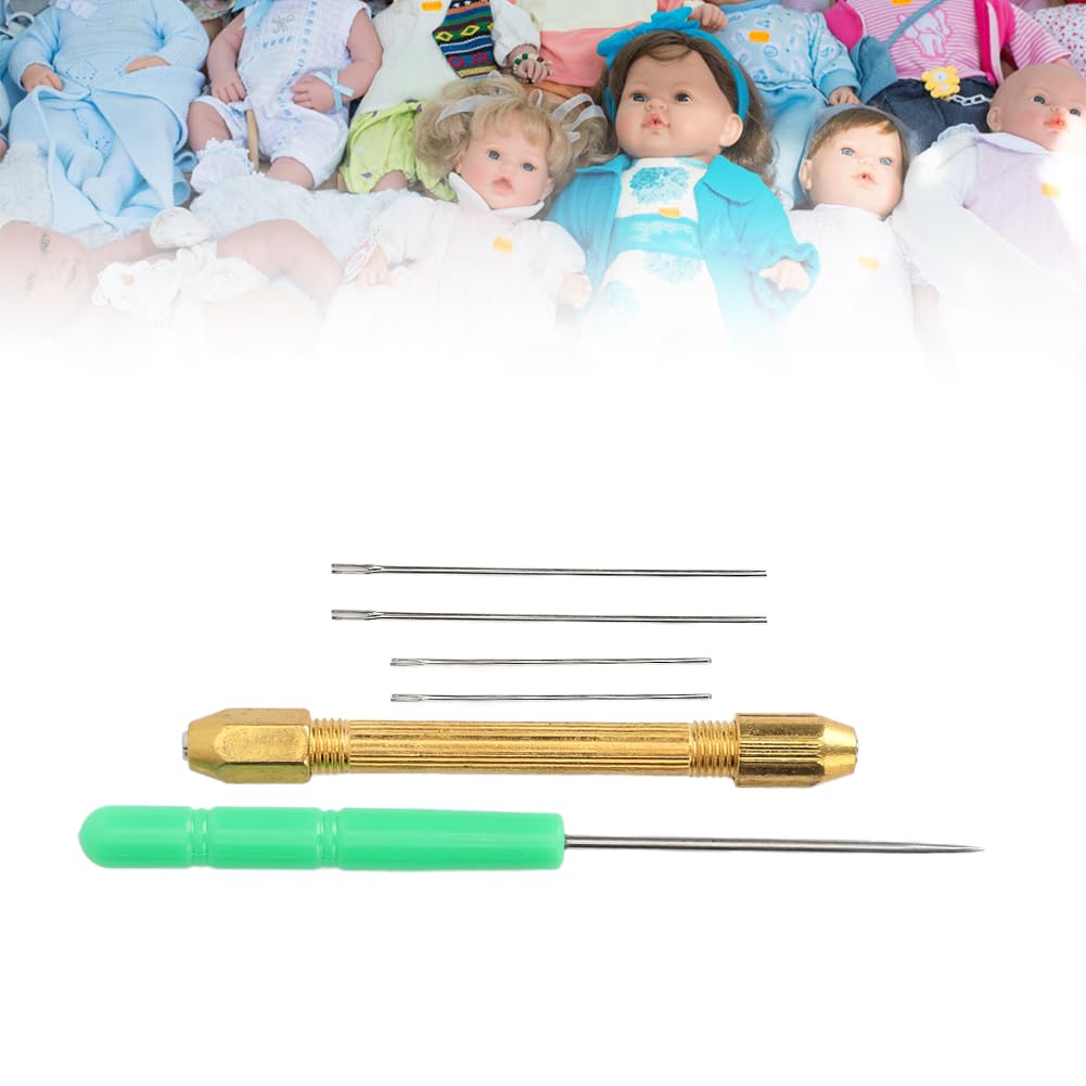 Soporte para Herramientas de Enraizamiento de Pelo de Muñeca con Agujas, Suministros de Bricolaje para Hacer Pelo de Muñeca, Herramientas para Hacer Pelo de Muñeca, Regalo para
