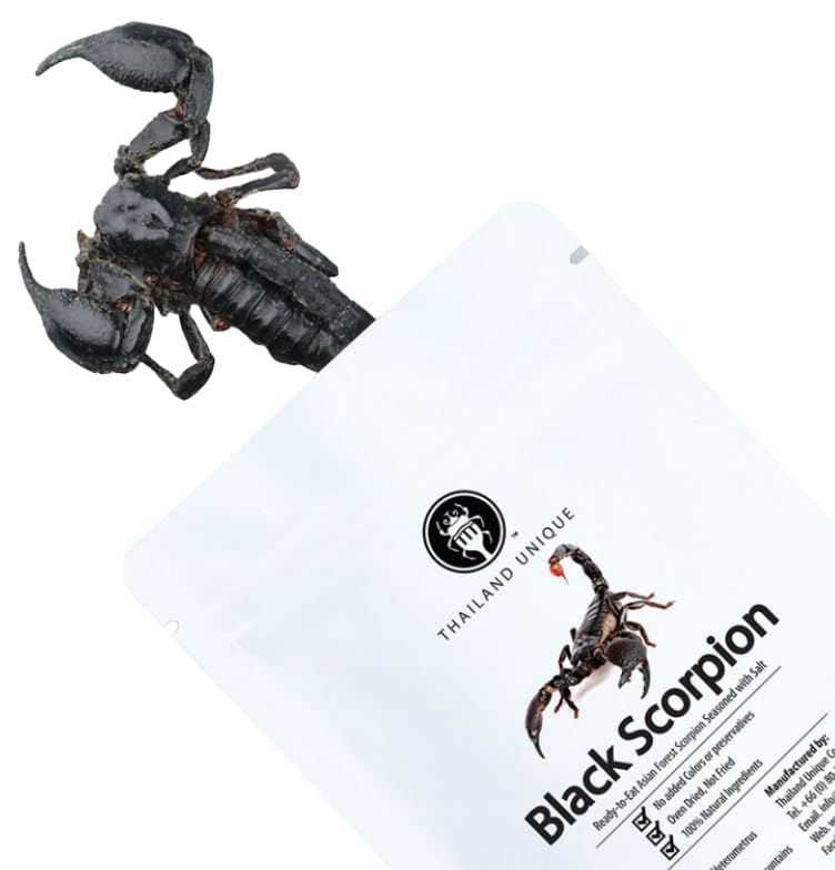 Thailand Unique Asian Forest Black Scorpion and Giant Waterbug Scorpion Bags 2 Pack Variety - Image 3