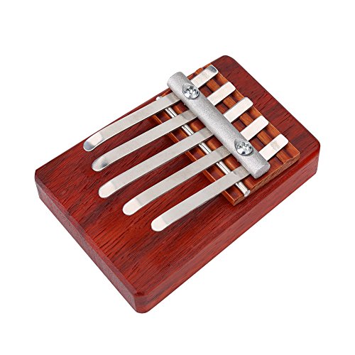 Traditionelle Finger Daumen Piano Size Weird Instruments Anfänger für Kinder Musikinstrument Begleitung Training Tool(5 Tasten)