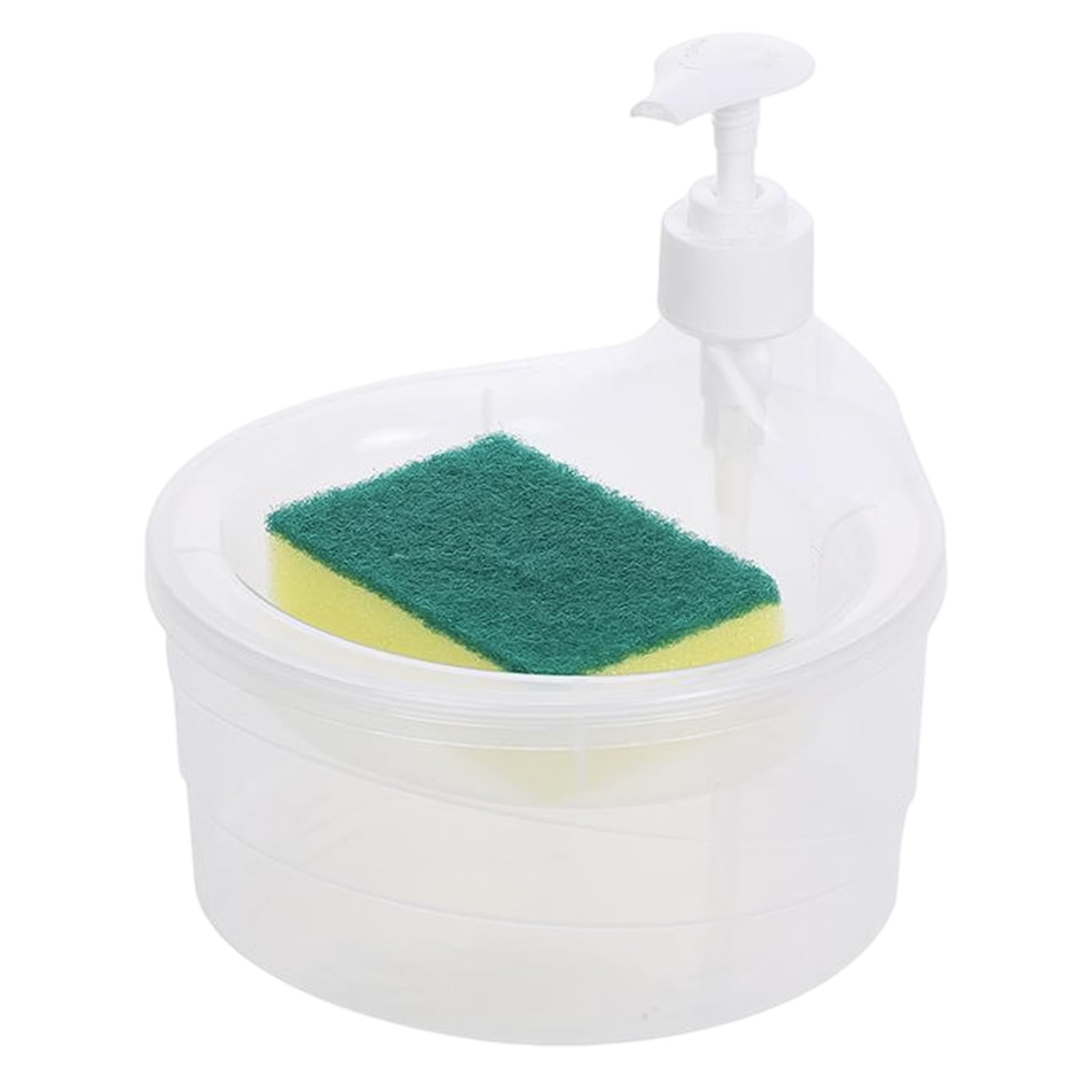 Premium Quality Dish Soap Dispenser with Sponge Holder for Kitchen Sink