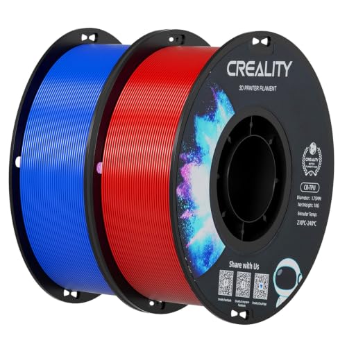Image of Creality TPU Filament 1.75 2 kg, 95A 3D Printing Filament, High Hardness & Resilience, Soft Adhesive Material, Elastic, 1kg(2.2lbs) Flexible Filament 1.75mm, for 3D Printer