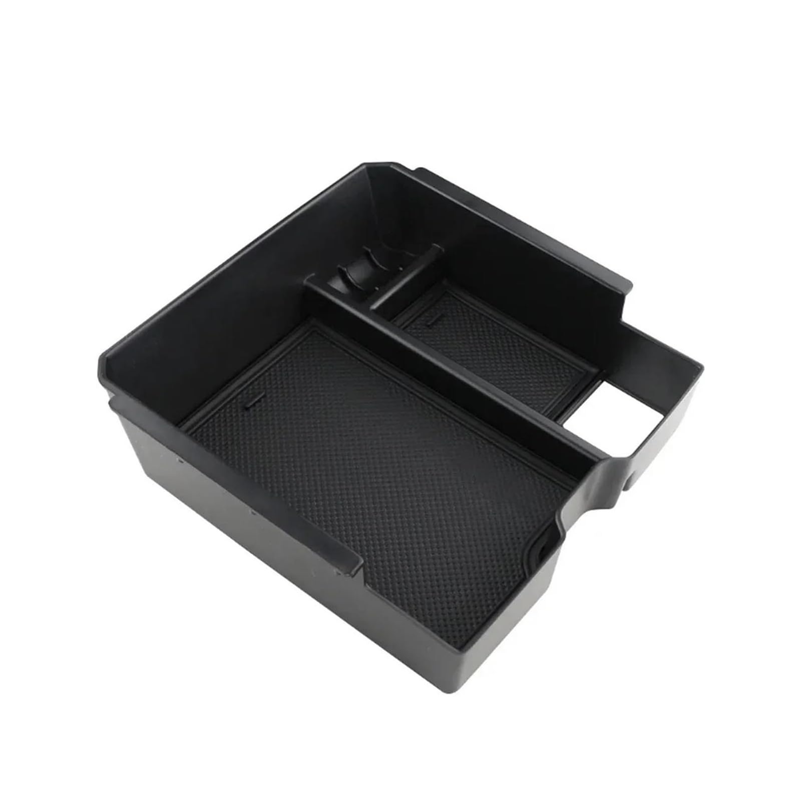 For Ford For Everest For Ranger 2023 2024 ABS Car Stowing Tidying Tidying Container Holder Organizer Accessories Armrest Box Storage(Silicone pad)