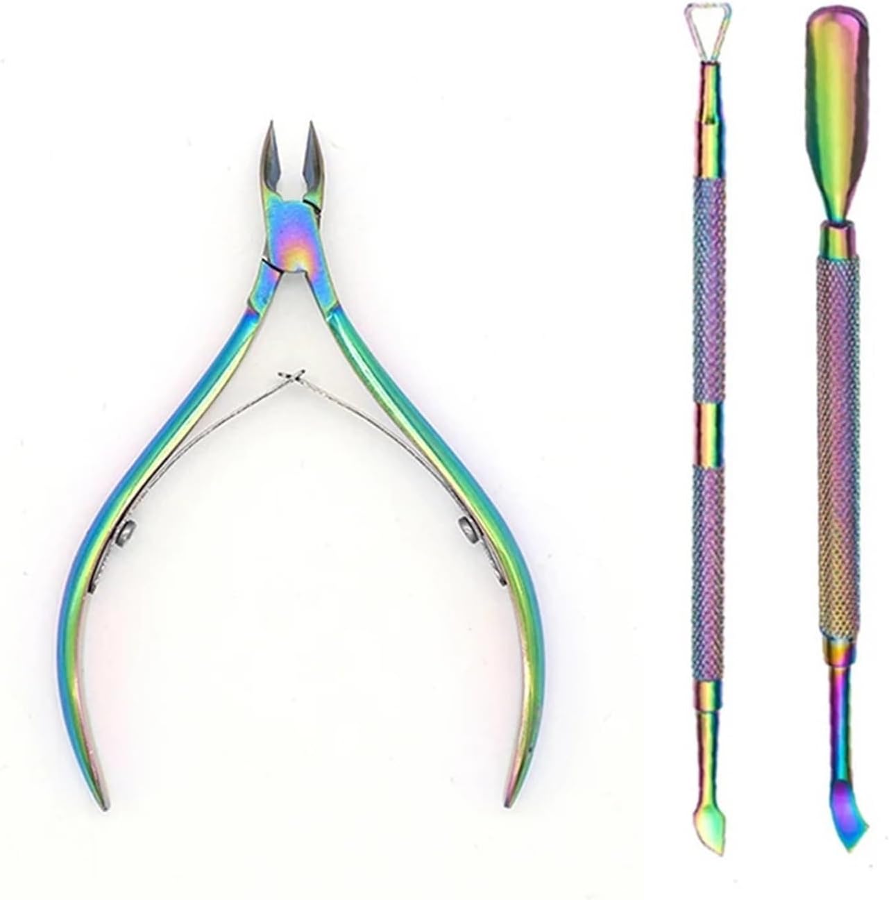 Nail Manicure Scissors Cuticle Cutter Nails Cuticle Nippers Dead Skin Remover Pedicure Stainless Steel Cutters Tools(16)