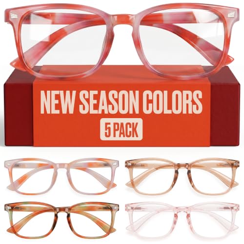 Image of CCVOO Reading Glasses for Women, Eye glasses, Blue Light Readers for Women, Cheaters