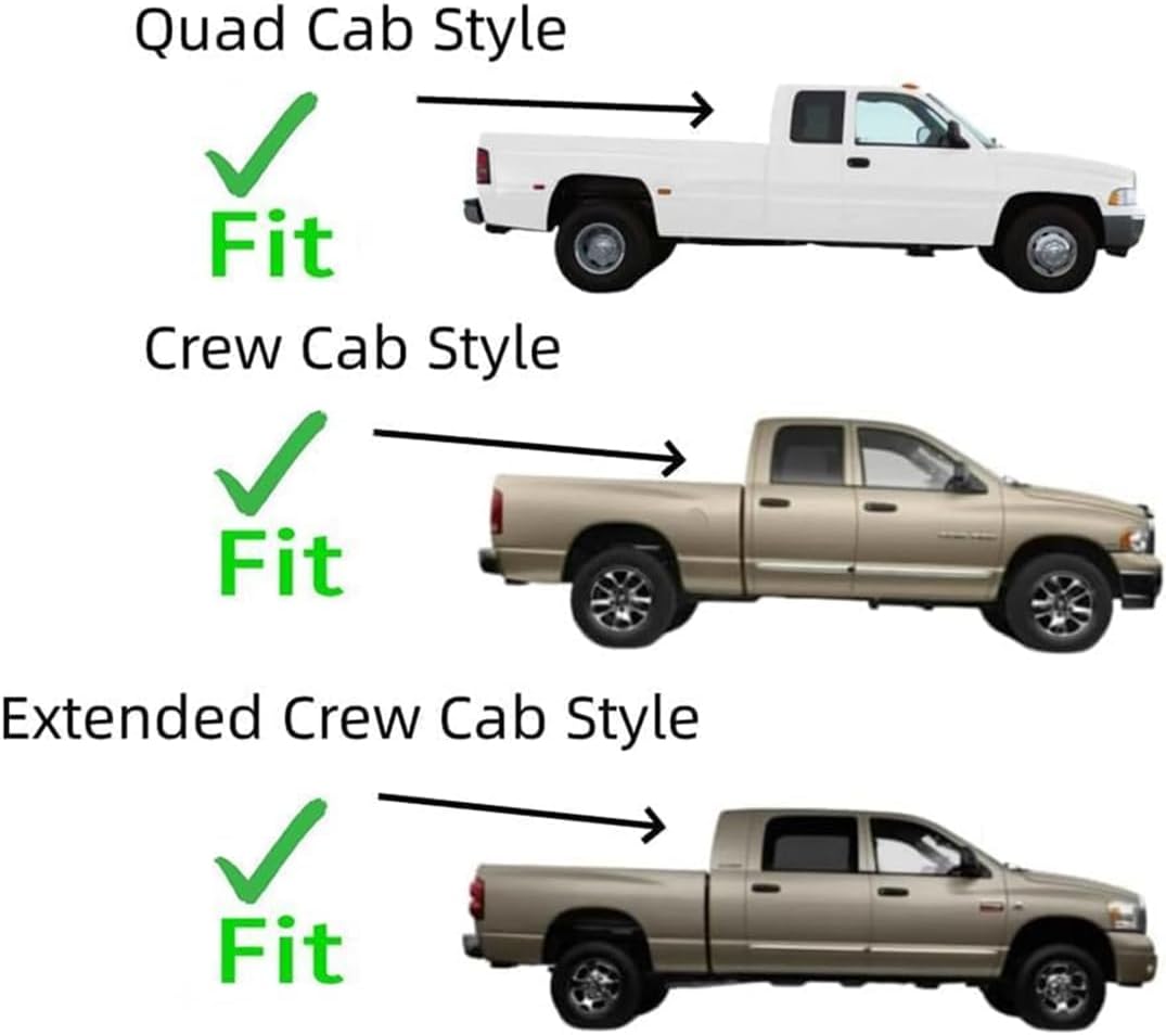 OE Power Sliding Back Window Back Power Slider Glass Compatible with Dodge Ram Pickup 2009-2018 1500 & 2019-2024 1500 Classic & 2010-2025 2500 3500 & 2011-2025 3500Cab/Chs 4500 5500 Models