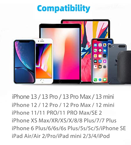 Iphone To 3.5Mm Car Stereo Aux Cable, Apple Mfi Certified Lightning Audio Cord For Iphone 14 13 Mini Pro Max 12 11 Pro Max X Xr 8 7 6 5 Se Ipad Ipod To Home Stereo/Speaker, 3.3Ft #TOP6