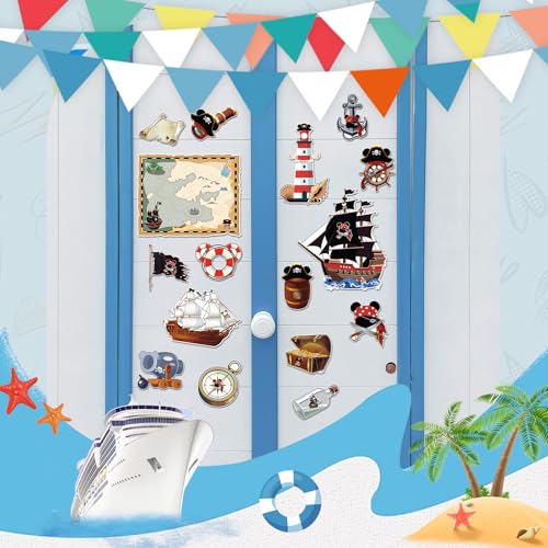 Imanes decorativos magnéticos para puerta de cabina de crucero miniatura 3