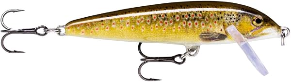Rapala - Cebo de pesca de superficie para pesca de bass, 4 3/8", madera, punta de aguja, azul y negro - 3