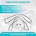 Wyrxalon Valve Cover Gasket Set Compatible with Nissan Skyline RB20 RB25 R32 R33 R34，2 Rubber Strips & 2 Rubber Blocks #13270-58S11 13270-58S01 11051-58S00