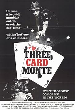 Three Card Monte Movie Poster 11 X 17 inch