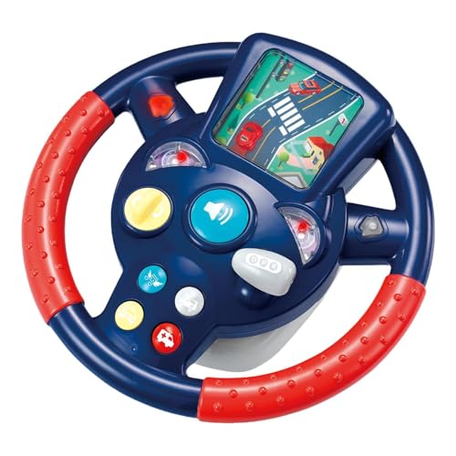 Jouet de volant de conduite interactif avec sons et lumières pour éveil des petits