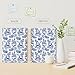 LADOCK French Country German Shepherd Spiral Notebook Journal, German Shepherd Gifts for Women Men, Blue and White Chinoiserie Dog Notebook, Grandmillennial Dog Journal, 5.5x8.3