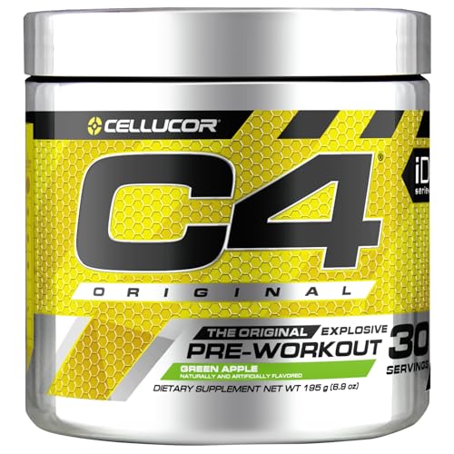Cellucor ID Series C4 Pre Workout Original Green Apple, 30 Servings