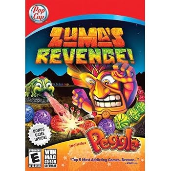 Video Game Zuma's Revenge with Peggle Bonus Book