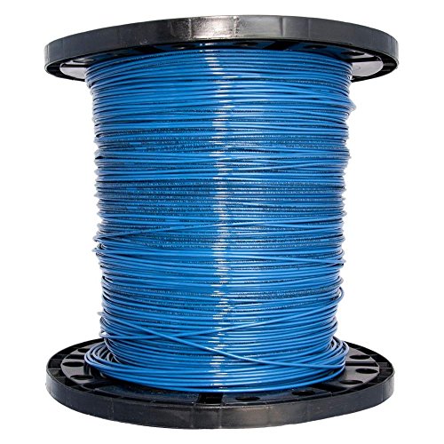 Building Wire, THHN, 14 AWG, Blue, 2500ft