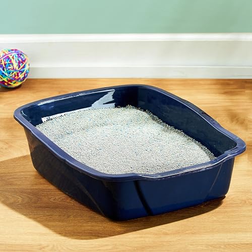 Arenero grande para gatos con bordes anti salpicaduras miniatura 5
