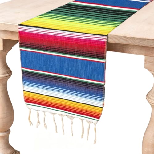 Mantel a rayas de México de 120*180cm para proteger mesas 2