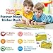 Giggles & Pebbles Educational Magic Sticker Pad Book for Kids,Toddlers, Boys and Girls - Reusable, Washable and Non-Adhesive Stickers with Farm, Zoo, Ocean Animals, for Storytelling, Games and Fun