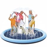 7.9 Feet Non-Slip Splash Pad for Kids and Dog，94" Thicken Splash Pads for Toddlers Kids Sprinklers