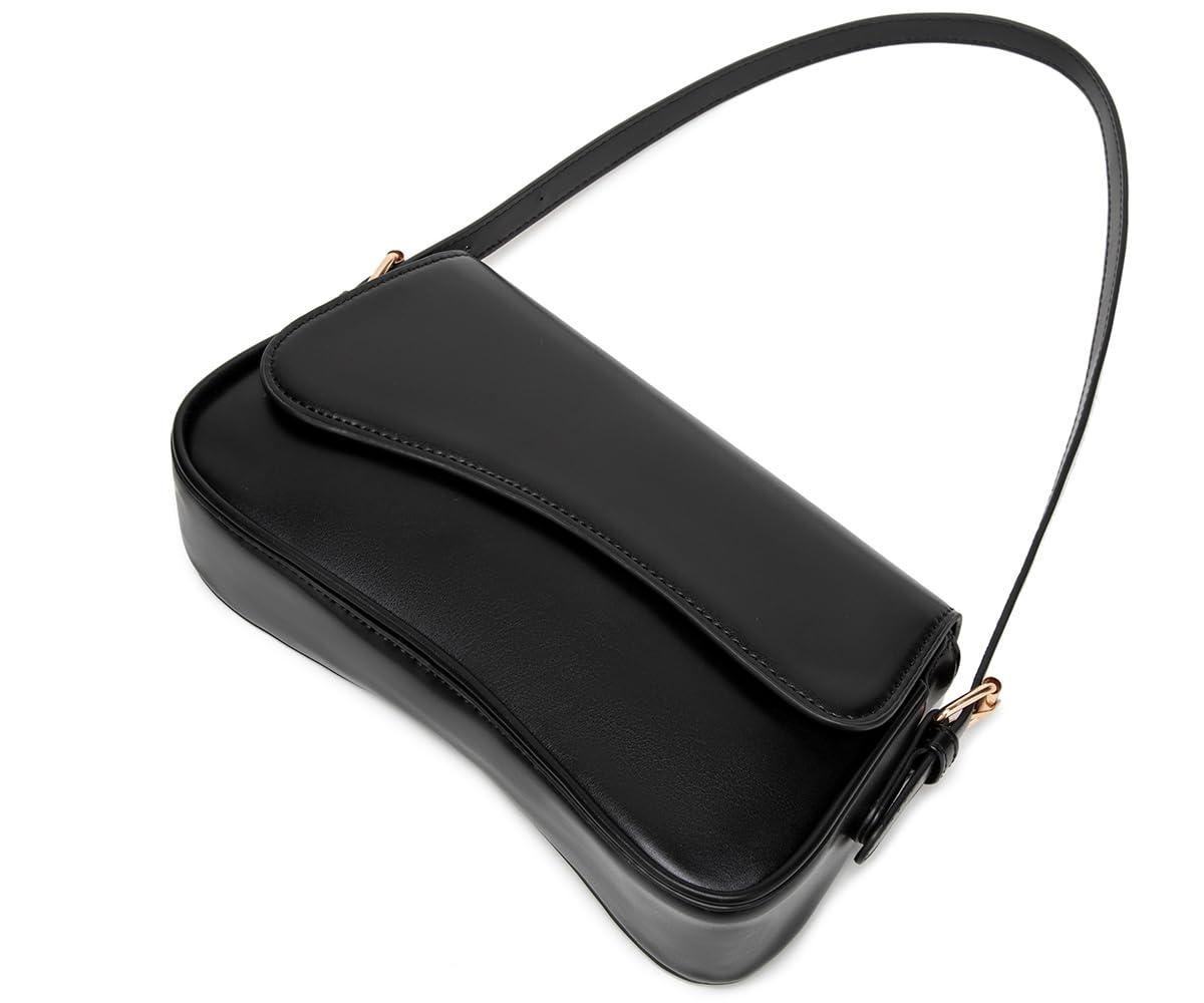 SYXLCYGJ Underarm Shoulder Bag for Women Trendy Purse Vegan Leather Hobo Handbags Clutch Crossbody Bag