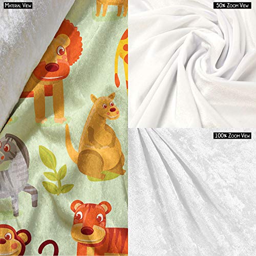 Image of ArtzFolio Cartoon Animals D1 | Reusable Sack Bag | Bag for Gym, Storage, Vegetable & Travel
