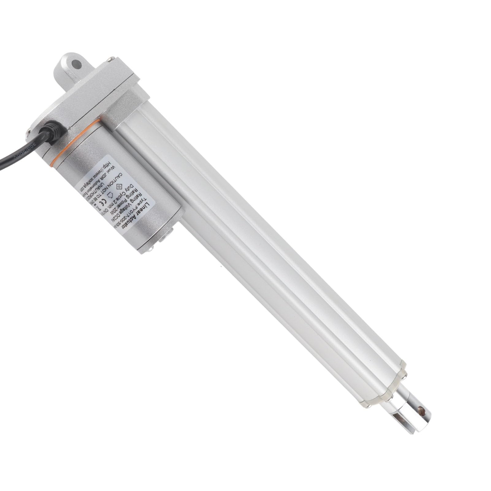 FY017 Actuador Lineal Multifuncional Empuje DC Motor Lineal Eléctrico Poste Telescópico 200mm Carrera 24V