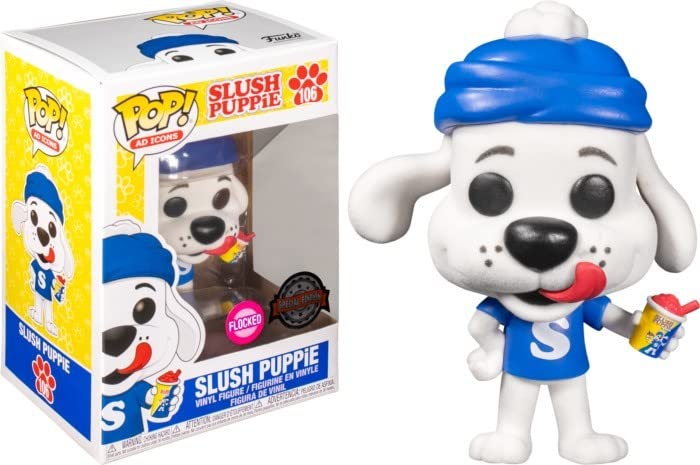 Pop Ad Icons Slush Puppie 3.75 Inch Action Figure Exclusive - Slush Puppie Flocked #106