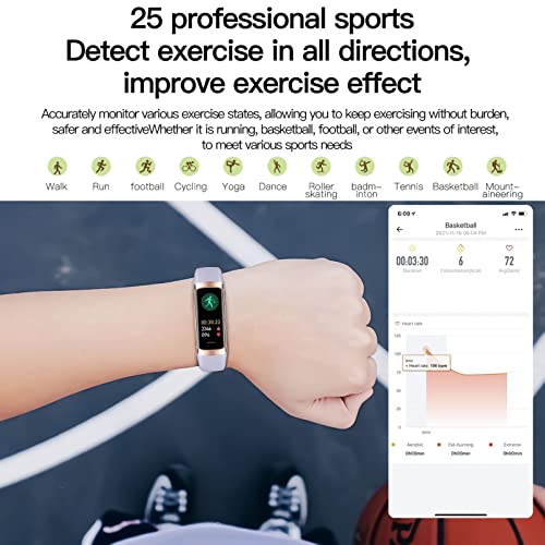 Smart Bluetooth Phone Watch, 2022 Upgrade 1.1 Inch Metal Case Ip66 Waterproof Fitness Tracker, With Heart Rate Monitor Blood Pressure Monitor Sleep Quality Monitoring (Purple) #TOP5