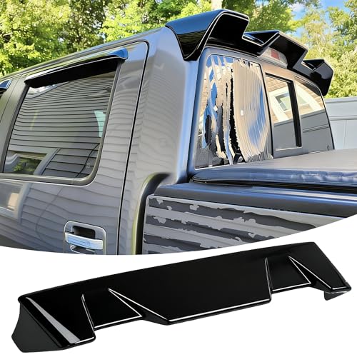 NEESPOC Rear Roof Spoiler Visor Wing Fit for Ford F150 F-150 2009-2014 Accessories FX4/ Lariat/Limited/Platinum/STX/SVT/XL/XLT All Beds and Cabs, Gloss Black Sport Style Cab Top Lip Exterior by NeespoC - Used condition - US$107.32