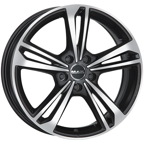MAK CERCHIO IN LEGA MAK EMBLEMA 7.5x17 5x112 ET 42 BLACK MIRROR