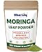 Blue Lily Organics Moringa Powder -100% USDA Certified Organic - Non GMO & RAW