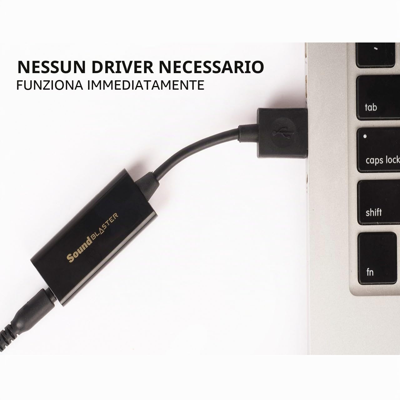 Creative Sound Blaster Play!3 - USB-DAC-Amplificatore e Scheda Audio Esterna, Nero