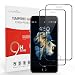 Lanhiem [2 Pack] HD Full Coverage Tempered Glass Screen Protector, Compatible with iPhone 7 Plus / 8 Plus - Shatter-Proof, Case-Friendly, Anti-Scratch, Edge to Edge Protection Screen Film -Black