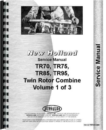 Cover of the Jensales New Holland TR75 Combine Service Manual (Rotor)