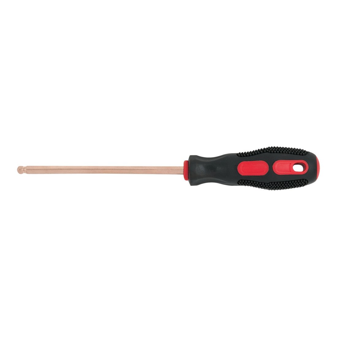 KS TOOLS 962.0951 BERYLLIUM + Screwdriver for hexagon screws with ball end 4x100mm, Bronze