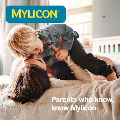Image of MYLICON Children's All-in-One Tummy Relief Liquid for Kids, Bubble Gum, 8oz | Multi-symptom liquid soothes kids' upset tummies from bloating, gas & indigestion fast . Bubble gum flavor . For ages 2-11
