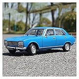 HOPEYS Modelo de Auto 1:18 for Peugeot 504 Escala de Coche Vintage Modelo de Coche Fundido a presión, Adorno de Arte de Coche de Metal, Regalo de Coche de Juguete Azul