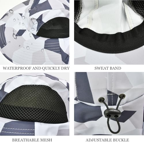 Image of Sun Hat for Men Women with Neck Flap,UPF 50+ UV Protection Fishing Hat
