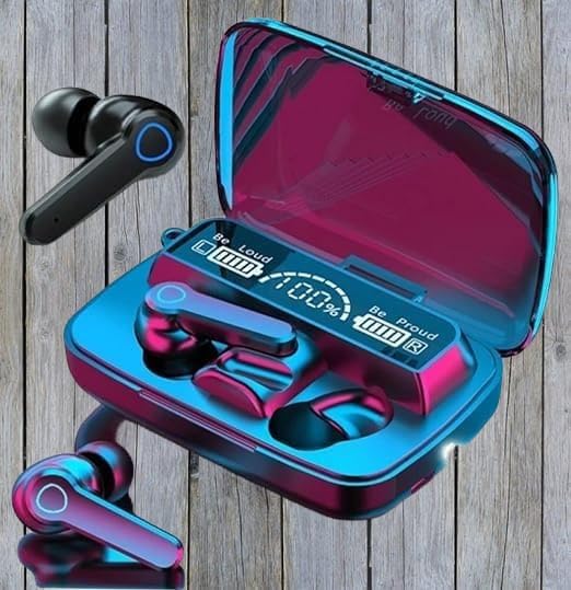 ITAM M19 Wireless Earbuds with HD LED Display, Bluetooth TWS, Charging Case with Power Bank Function-picture-24