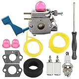 Anzac C1U-W13A Carburetor for Poulan Weed Eater GHT220 GHT220LE GHT180 GHT180LE GHT195LE GHT225LE DAHT22 HHT25 Trimmer Replace 530071633