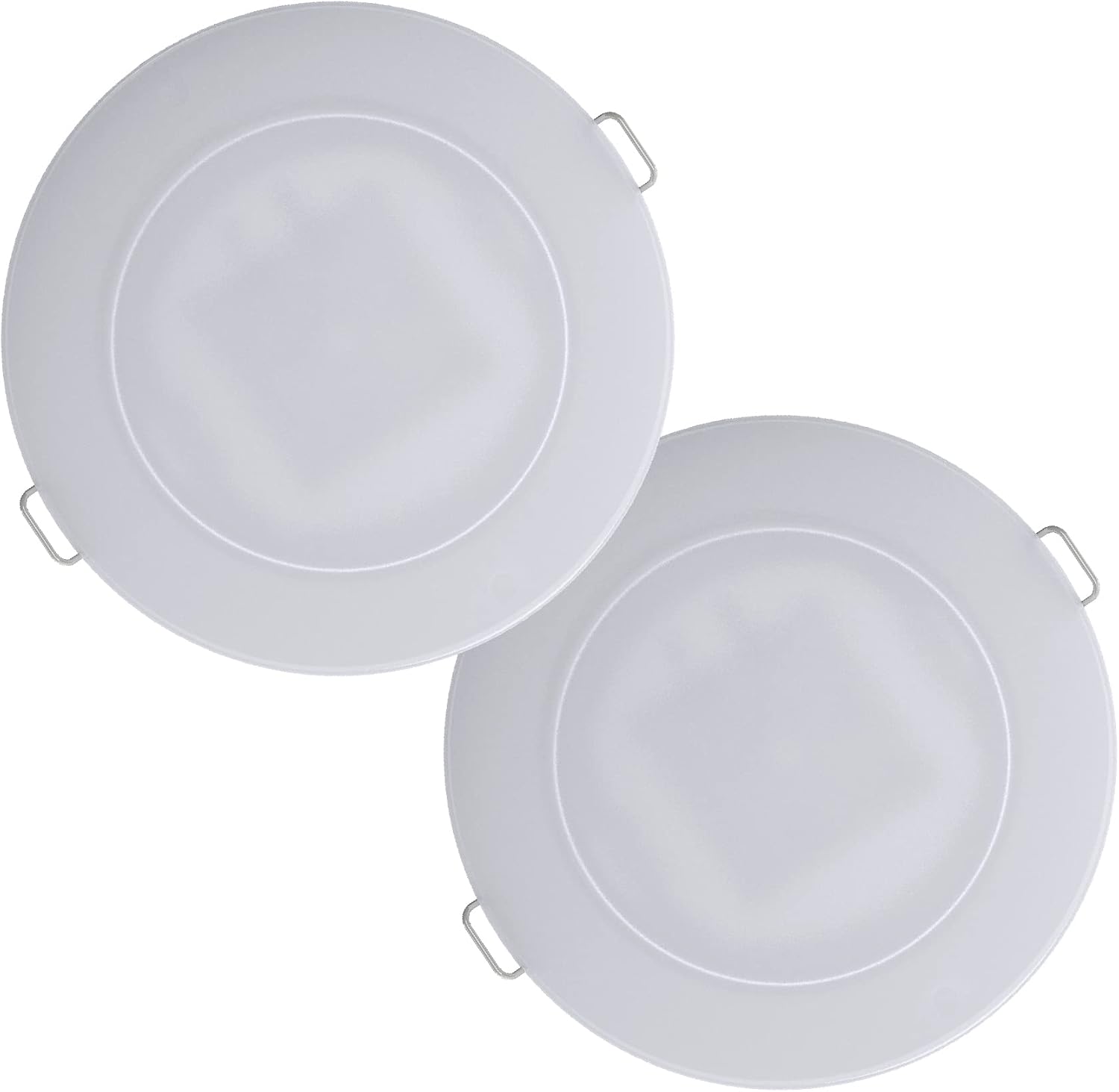 Manufacturers' Select Radiance RV, Marine12V LED Overhead Ceiling Puck Lights, Recess Mount for RV Camper Trailer Motorhome Interior Dome Lighting (3" Spring Mount - 6pk)