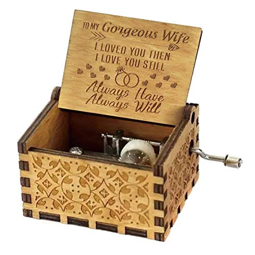 Music Box to My Gorgeous Wife Theme, Wooden Classic Music Box Crafts