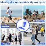 AnjoCare Sżelowych poduszek na pięty, pochłaniające wstrząsy nakładki na pięty zmniejszające nacisk, wsparcie i amortyzacja pięty, miękkie oddychające żelowe obcasy dla mężczyzn i kobiet (1 para)