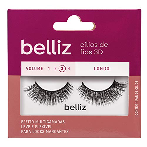 Cílios Postiços 3D Belliz