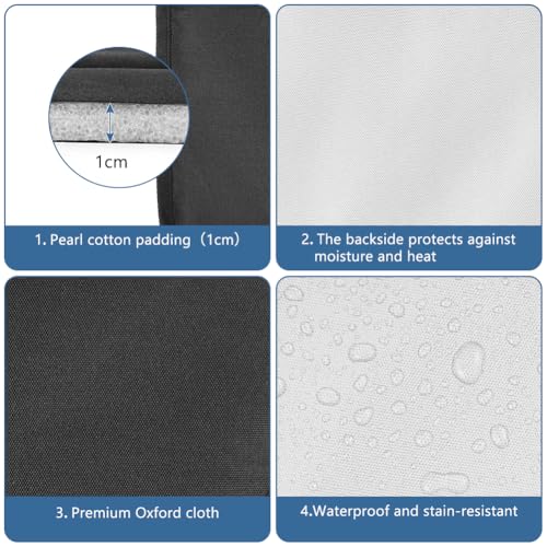 OSDUE Sitzkissen Outdoor, Wasserdicht Oxford-Stoff Thermo Sitzkissen Faltbar, Sitzunterlage für Camping, Picknicks, Wandern Und Stadion