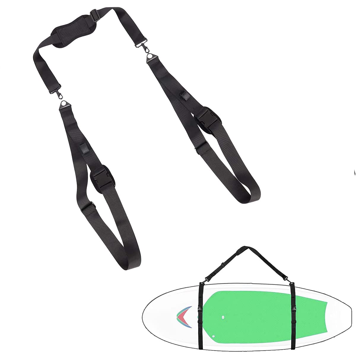 Paddle Board Carry Strap, SUP Kayak Shoulder Straps Paddle Board Accessories for Women and Men