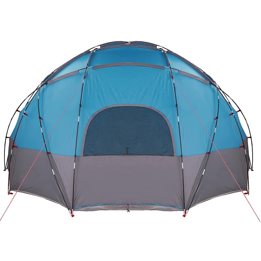 Outdoor Campingzelt mit Dach Grün 475 x 475 x 235 cm faltbar wasserdicht aus Polyester für Sommerabenteuer und Naturerlebnisse