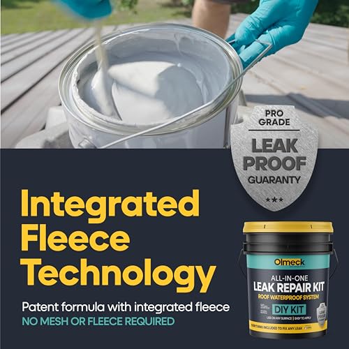 Image of Advanced Waterproof Sealant DIY Kit - Industrial‑Strength Liquid Rubber Membrane, Durable & UV‑Resistant Roof & Gutter Patch