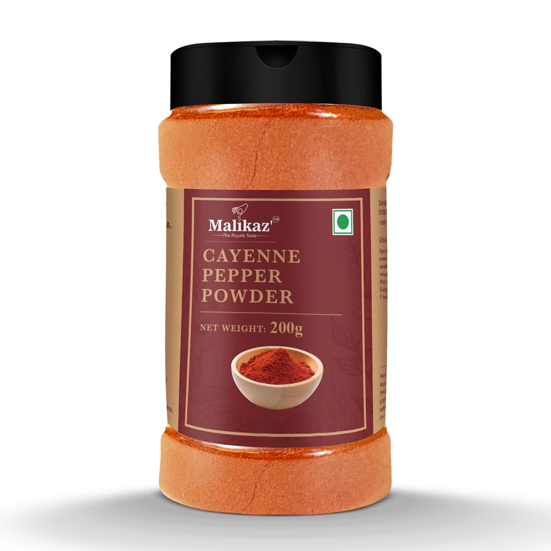 Malikaz The Royale Taste Cayenne Pepper Powder - 200g (B0CBVLX3HK) Amazon Price History, Amazon Price Tracker
