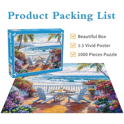 Seaside Lifestyle Jigsaw Puzzles 1000 Pieces for Adults - image 5